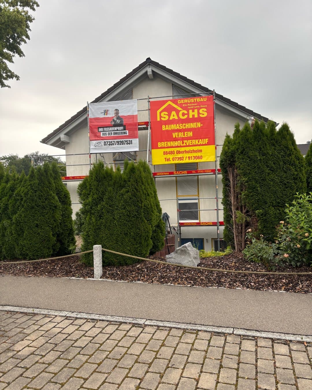 Fassade in Achstetten (Vorher) — Malerbetrieb Schwab, Oberschwaben