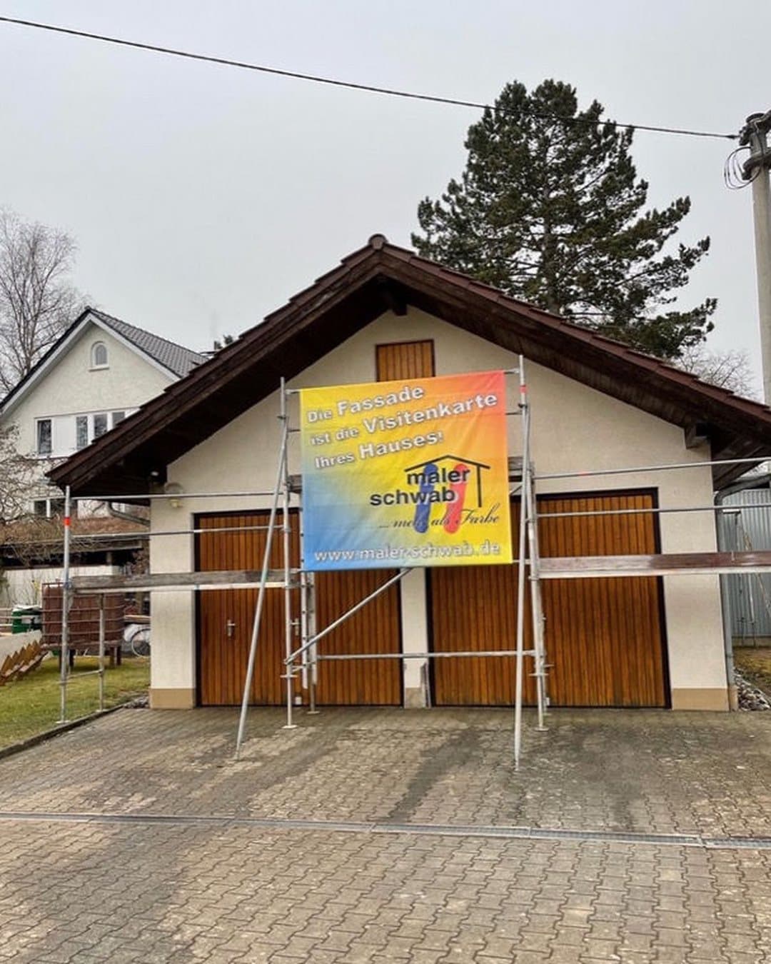 Fassade (Vorher) — Malerbetrieb Schwab, Oberschwaben