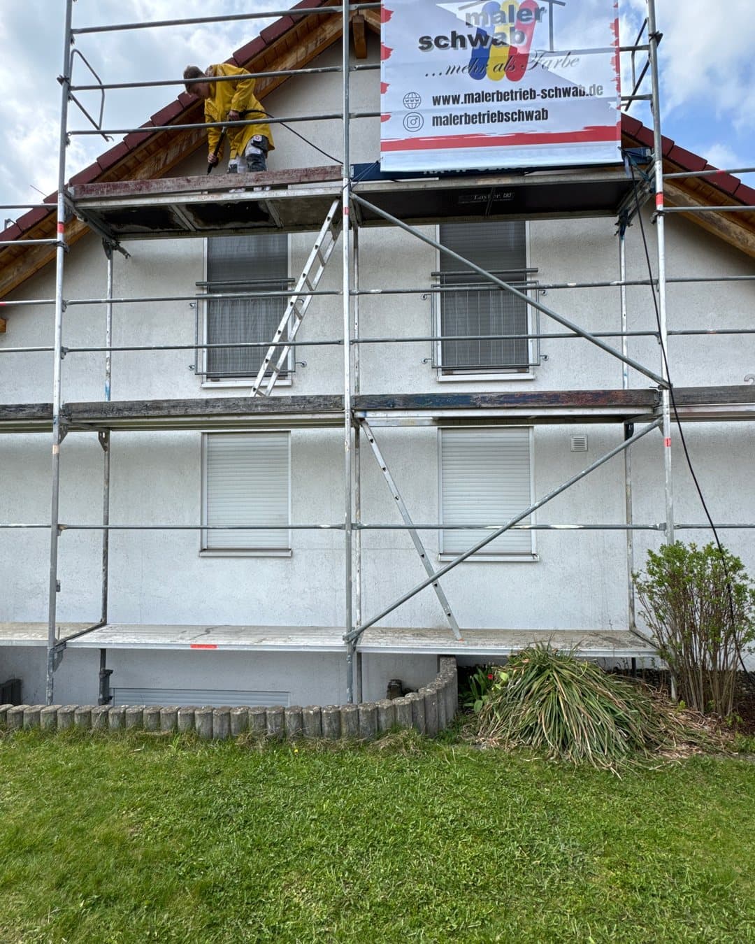 Fassade (Vorher) — Malerbetrieb Schwab, Oberschwaben